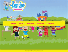 Tablet Screenshot of jumpingforjoysa.com